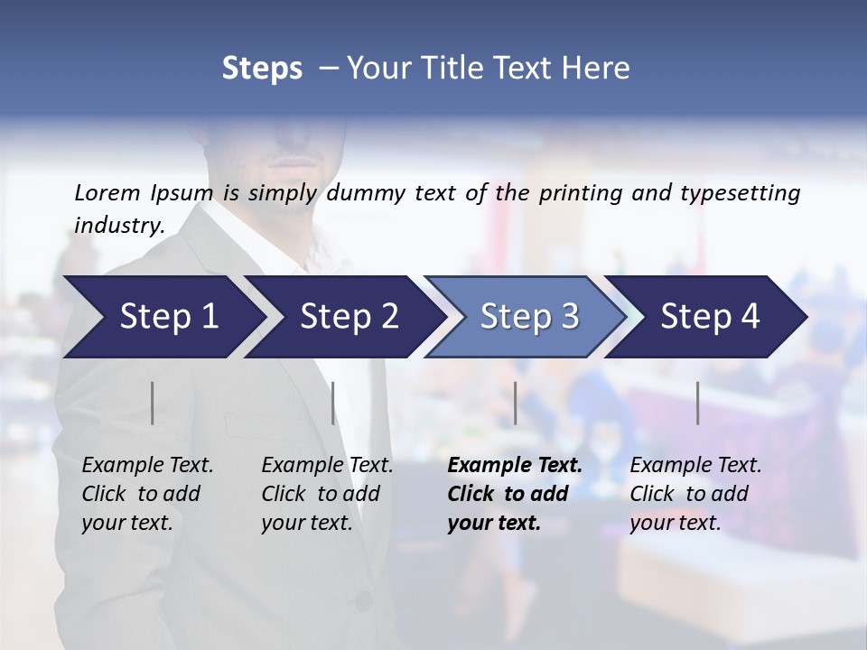 Suit  Stand PowerPoint Template