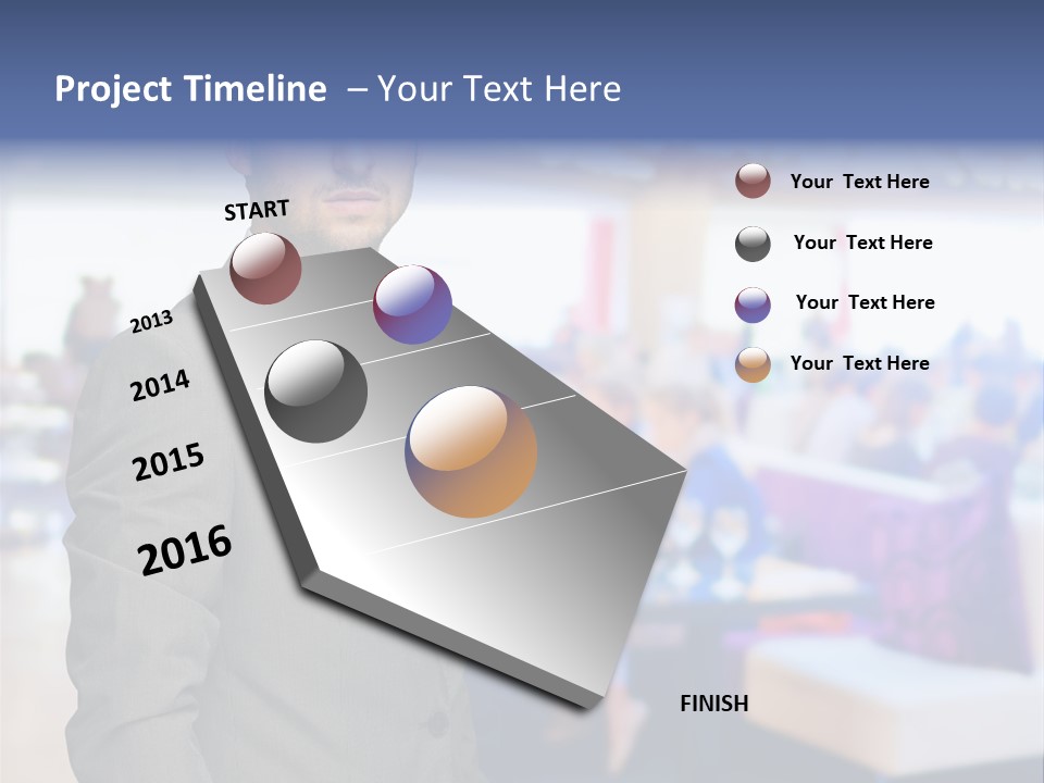 Suit  Stand PowerPoint Template