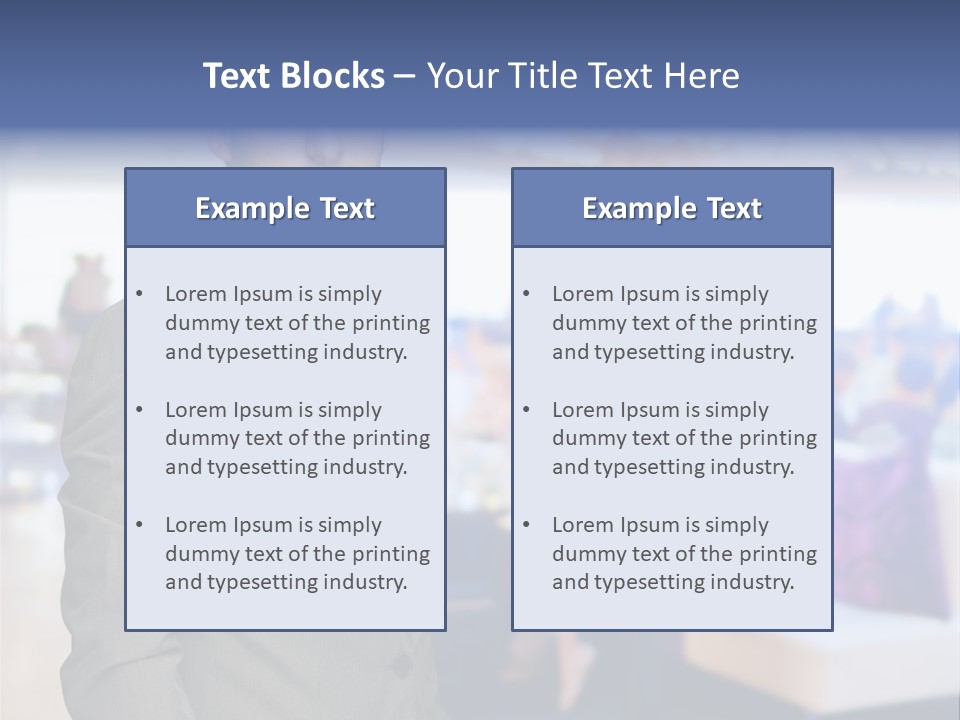 Suit  Stand PowerPoint Template