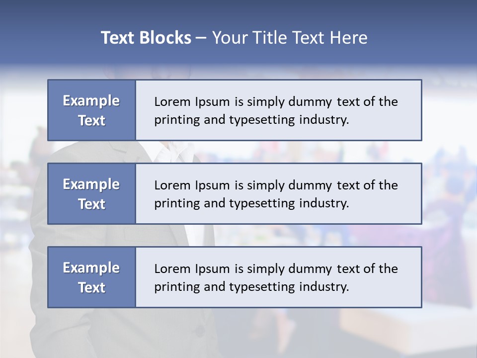 Suit  Stand PowerPoint Template