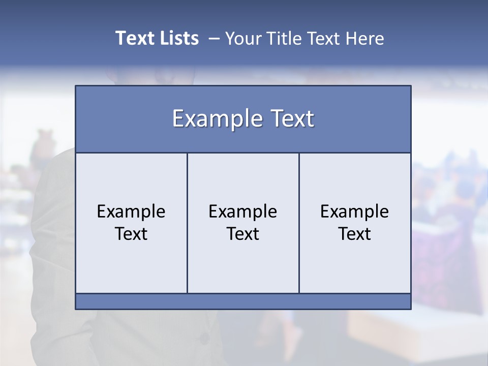 Suit  Stand PowerPoint Template