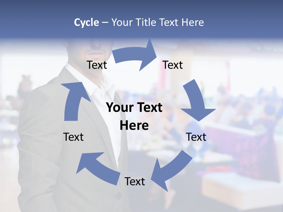 Suit  Stand PowerPoint Template