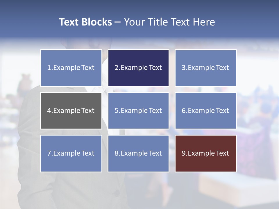 Suit  Stand PowerPoint Template