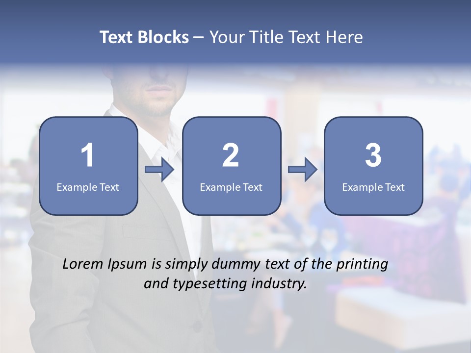 Suit  Stand PowerPoint Template