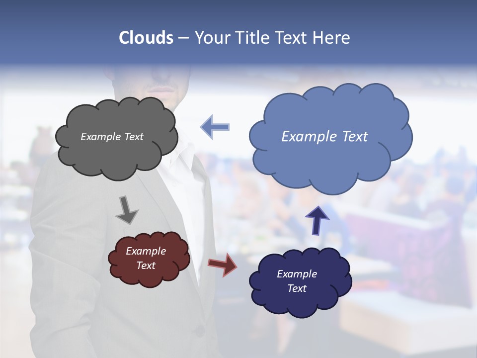 Suit  Stand PowerPoint Template