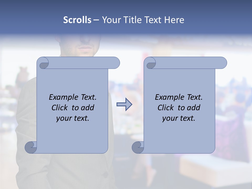Suit  Stand PowerPoint Template