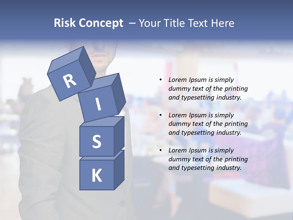 Suit  Stand PowerPoint Template