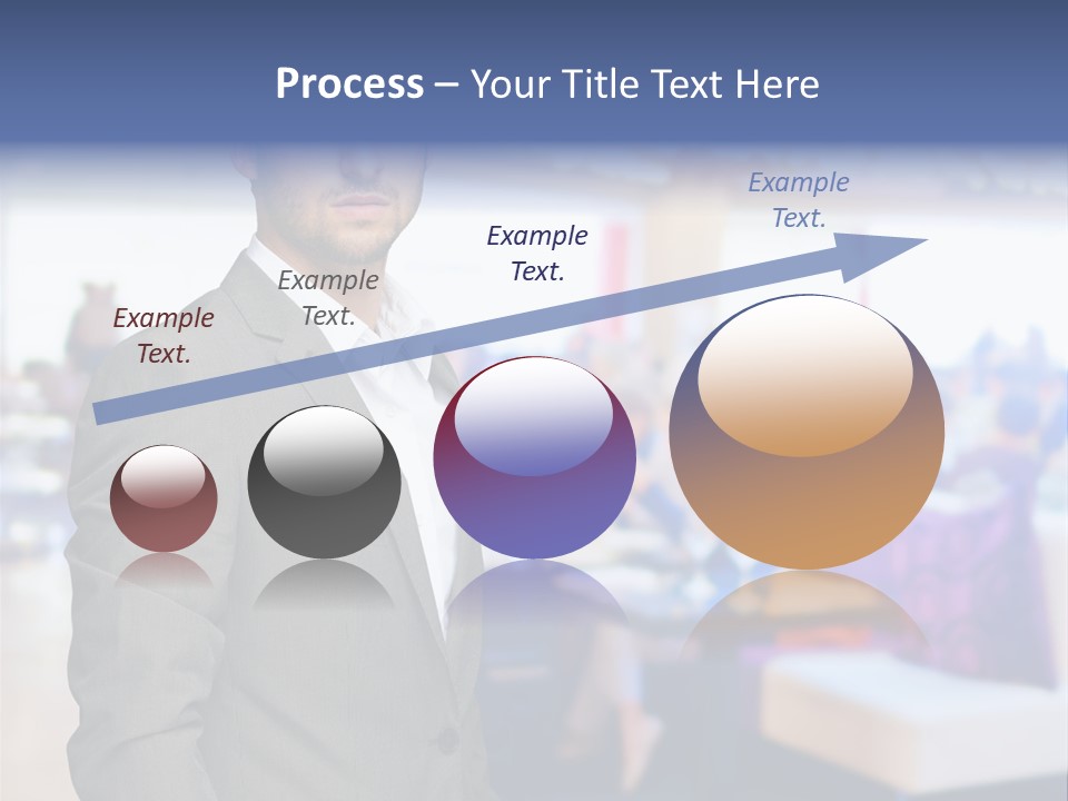 Suit  Stand PowerPoint Template