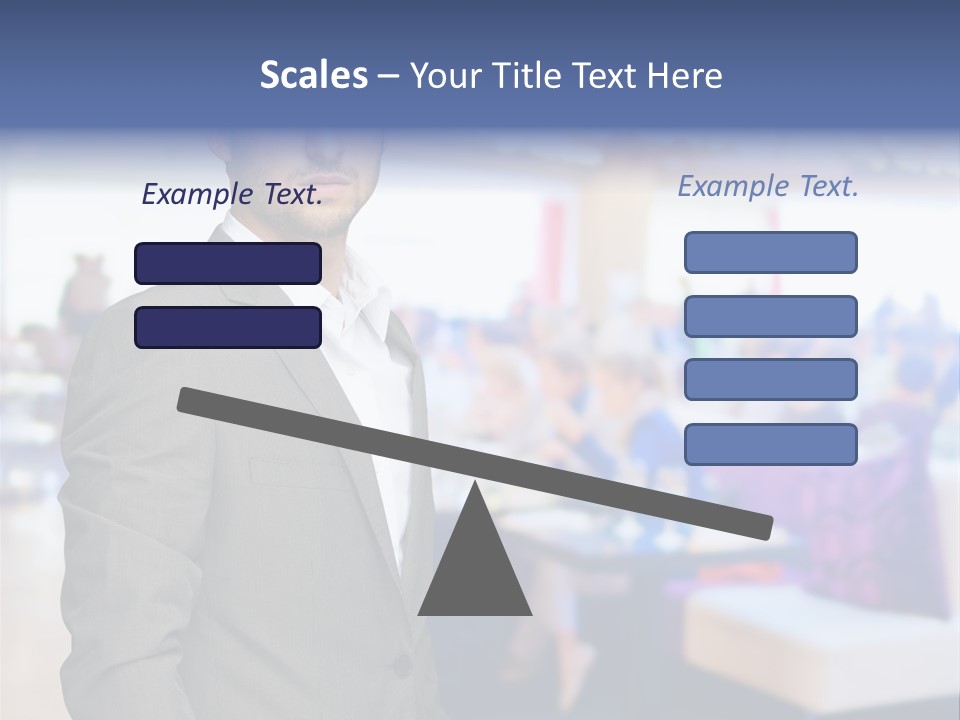 Suit  Stand PowerPoint Template