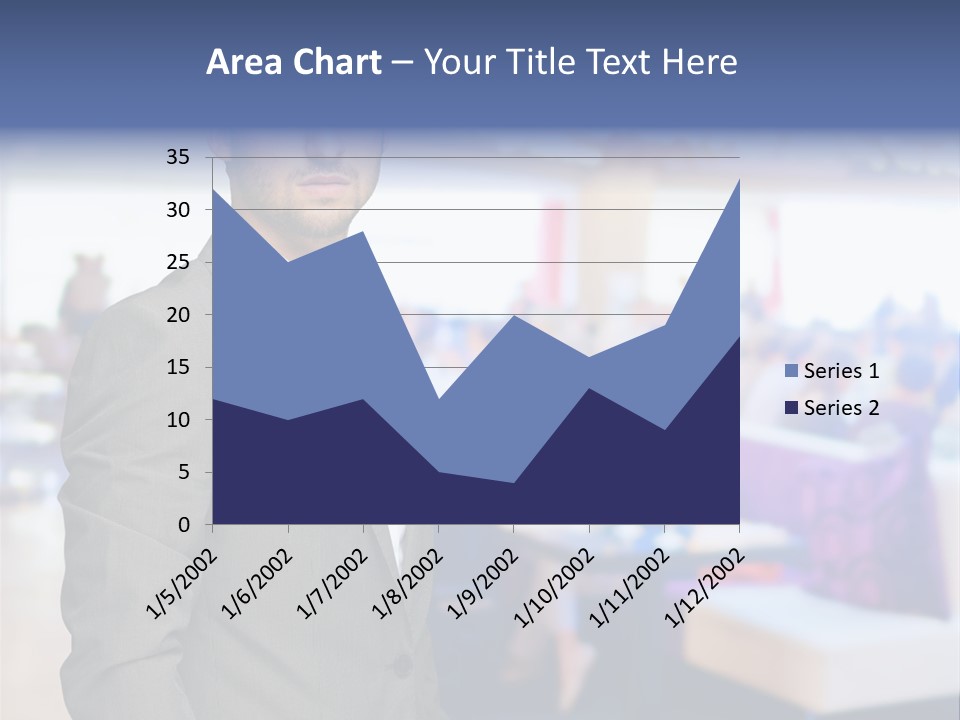 Suit  Stand PowerPoint Template
