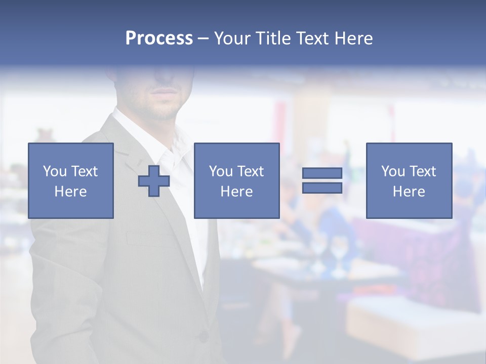 Suit  Stand PowerPoint Template