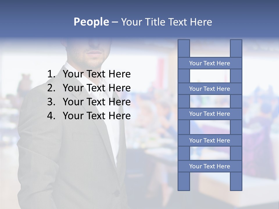 Suit  Stand PowerPoint Template