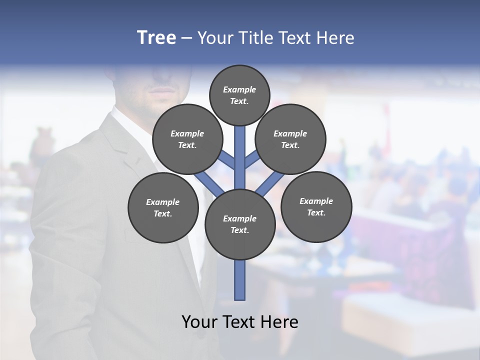 Suit  Stand PowerPoint Template