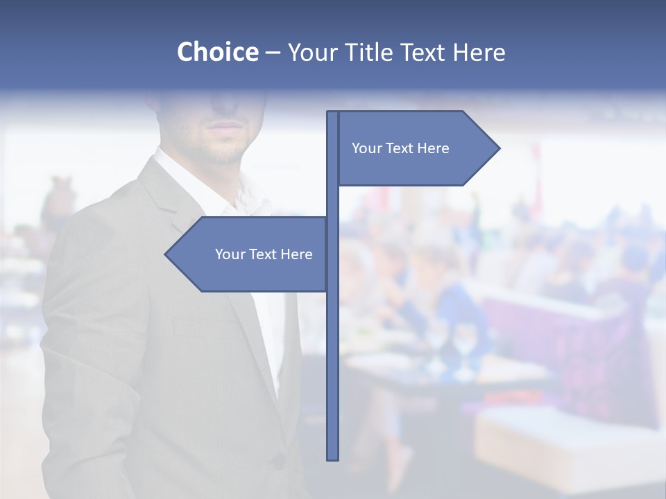 Suit  Stand PowerPoint Template