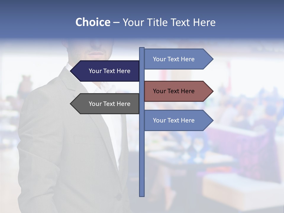 Suit  Stand PowerPoint Template