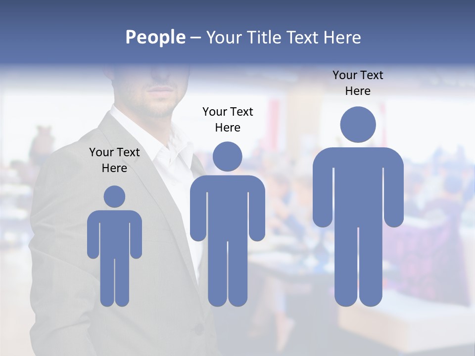 Suit  Stand PowerPoint Template