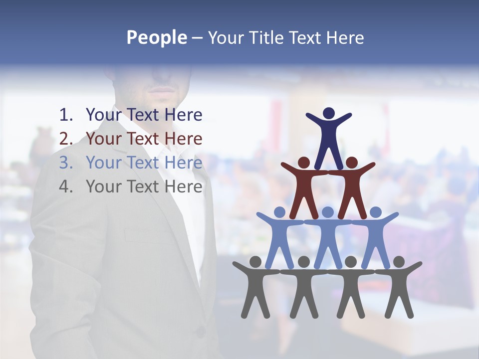 Suit  Stand PowerPoint Template