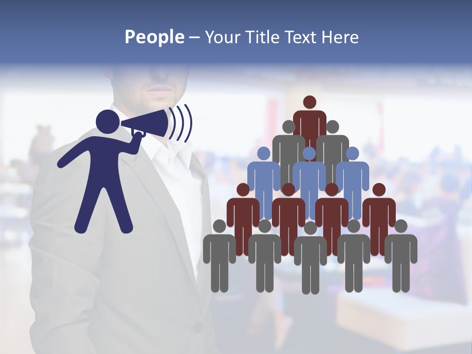 Suit  Stand PowerPoint Template