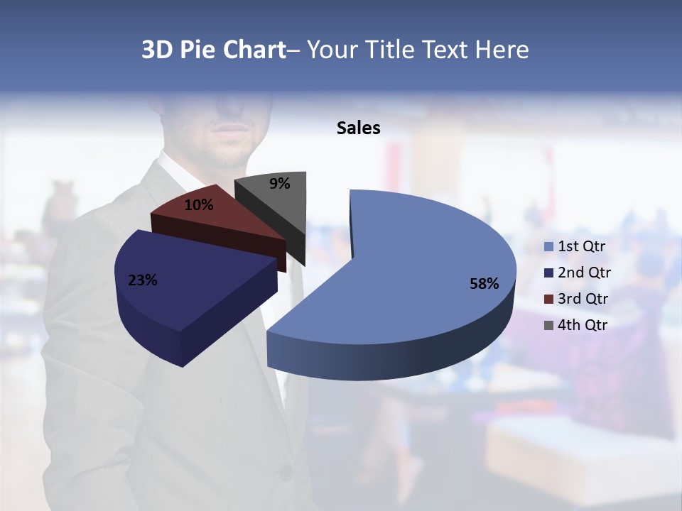 Suit  Stand PowerPoint Template