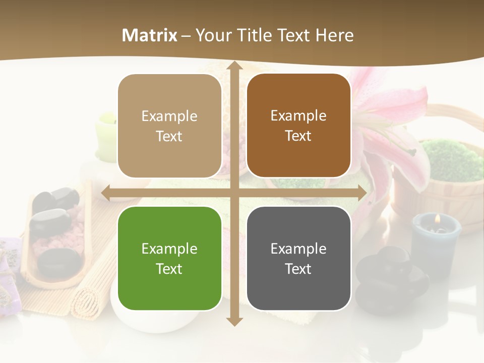 Composition Color Cosmetics PowerPoint Template