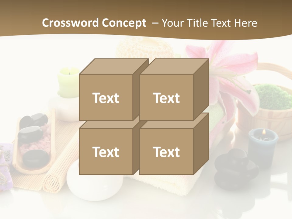 Composition Color Cosmetics PowerPoint Template