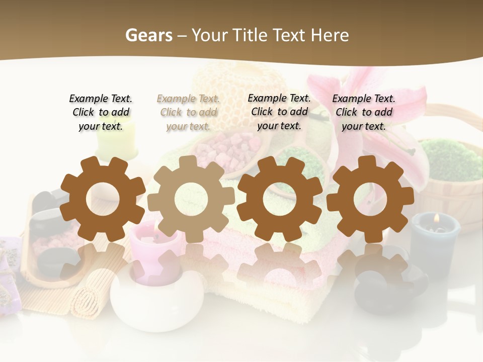 Composition Color Cosmetics PowerPoint Template