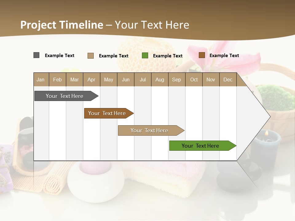 Composition Color Cosmetics PowerPoint Template