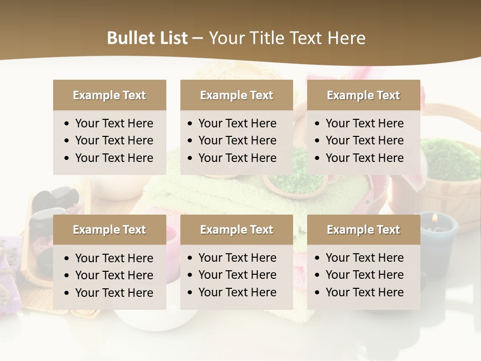 Composition Color Cosmetics PowerPoint Template