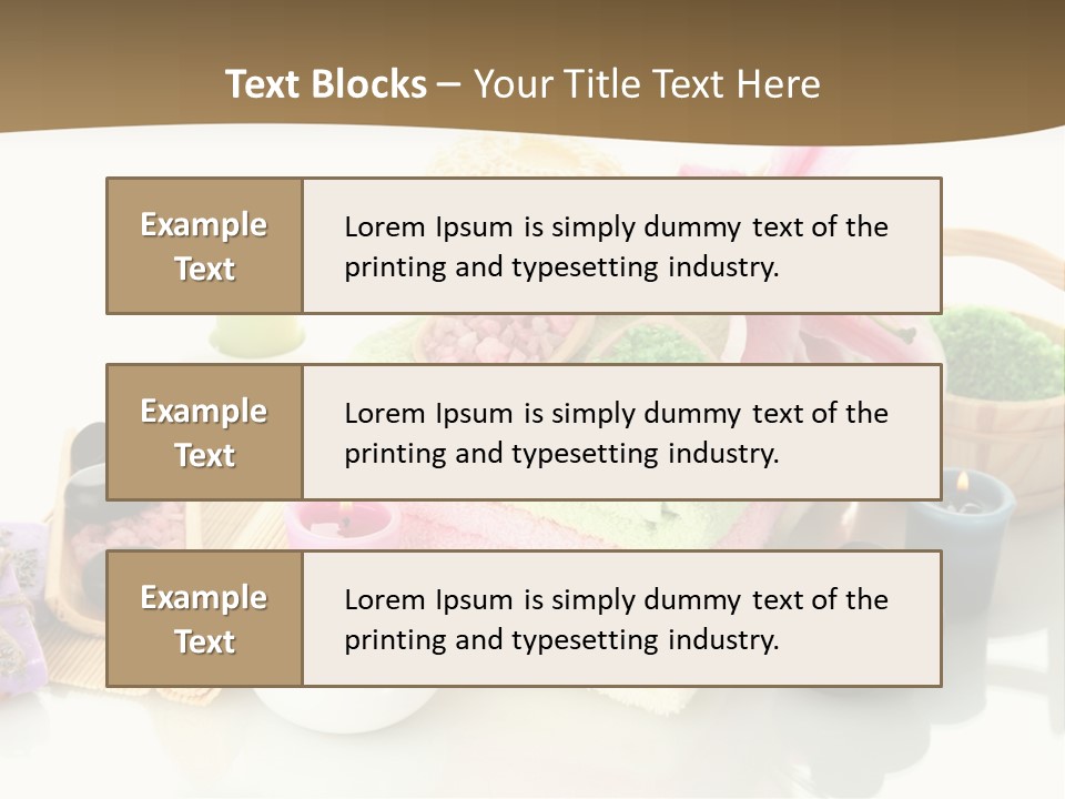 Composition Color Cosmetics PowerPoint Template