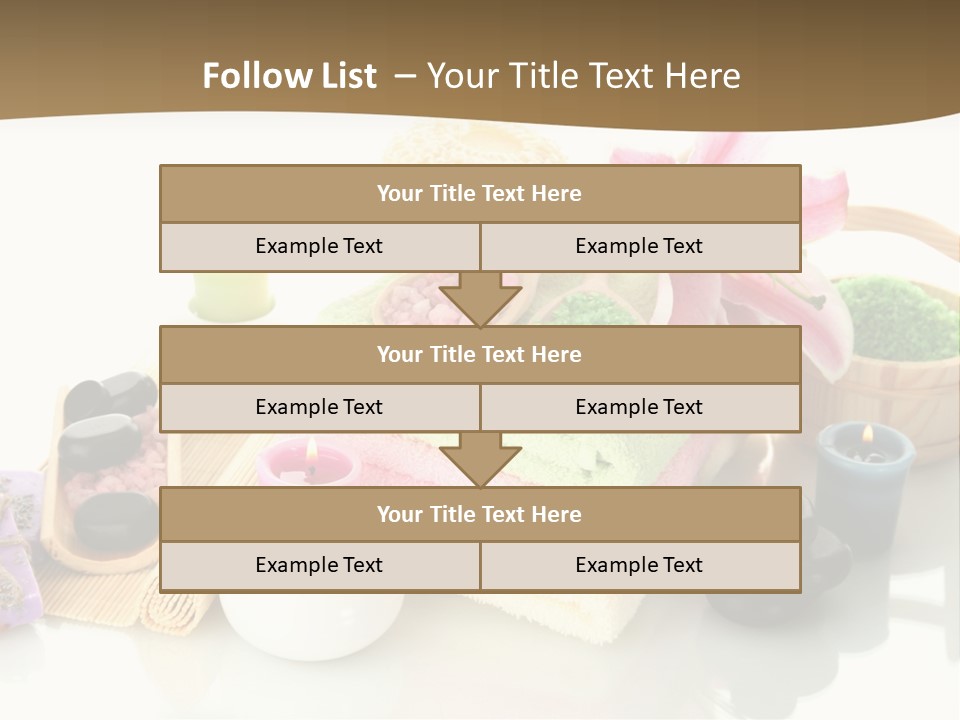 Composition Color Cosmetics PowerPoint Template