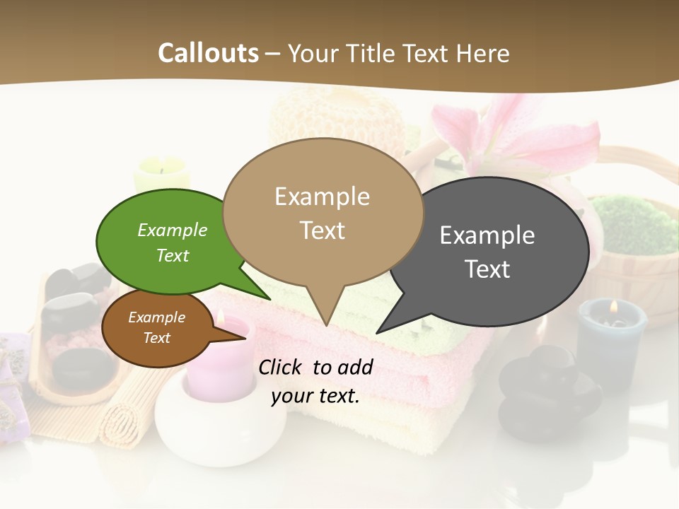 Composition Color Cosmetics PowerPoint Template