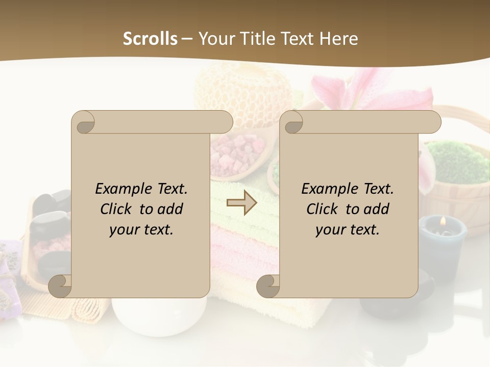 Composition Color Cosmetics PowerPoint Template