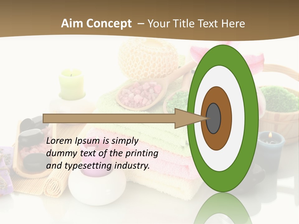 Composition Color Cosmetics PowerPoint Template