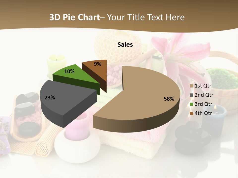 Composition Color Cosmetics PowerPoint Template