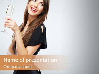 White Young Enjoyment PowerPoint Template