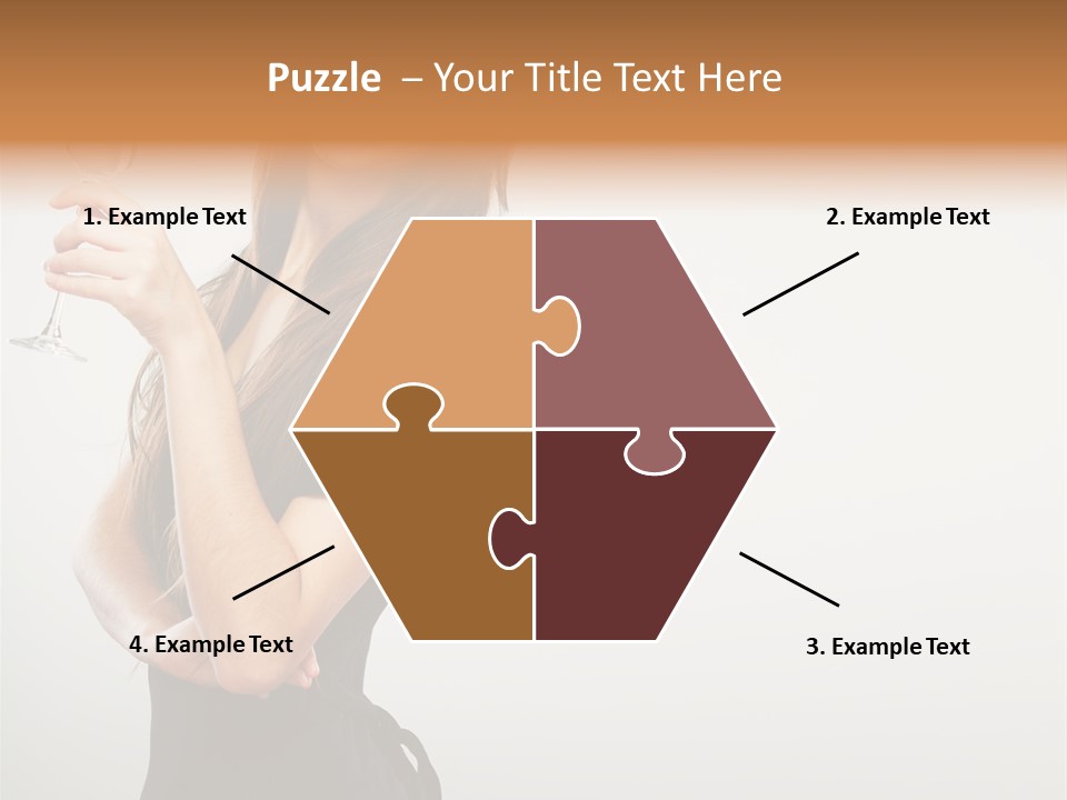 White Young Enjoyment PowerPoint Template