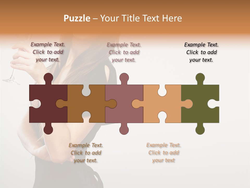 White Young Enjoyment PowerPoint Template