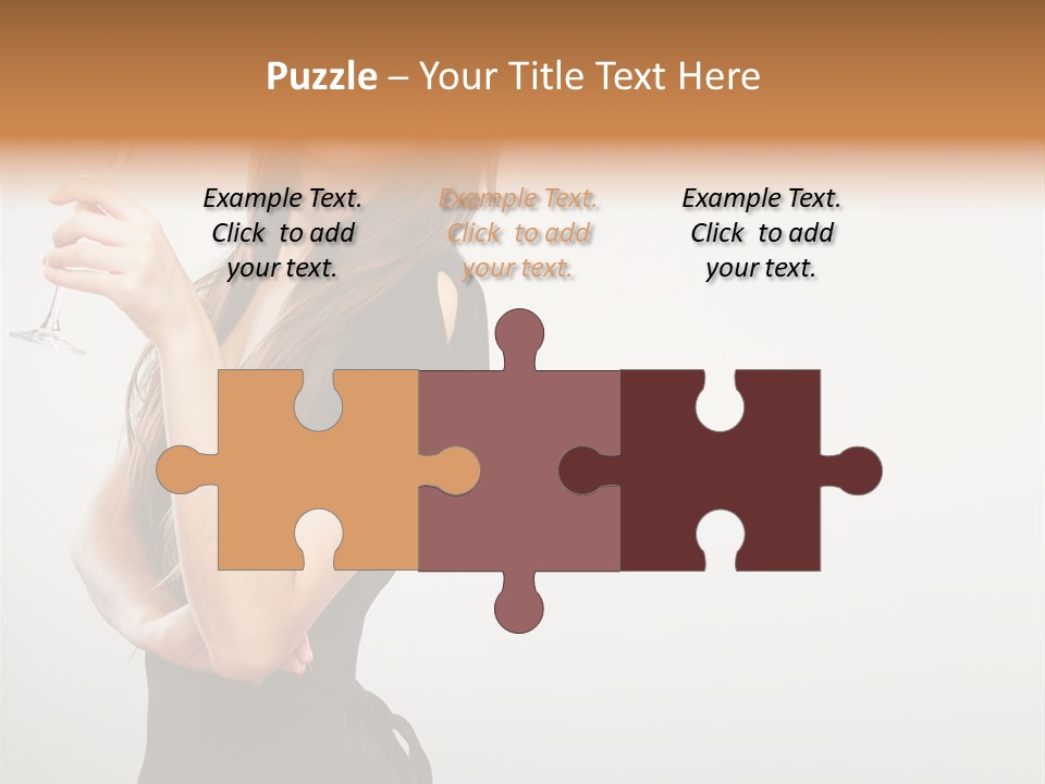 White Young Enjoyment PowerPoint Template