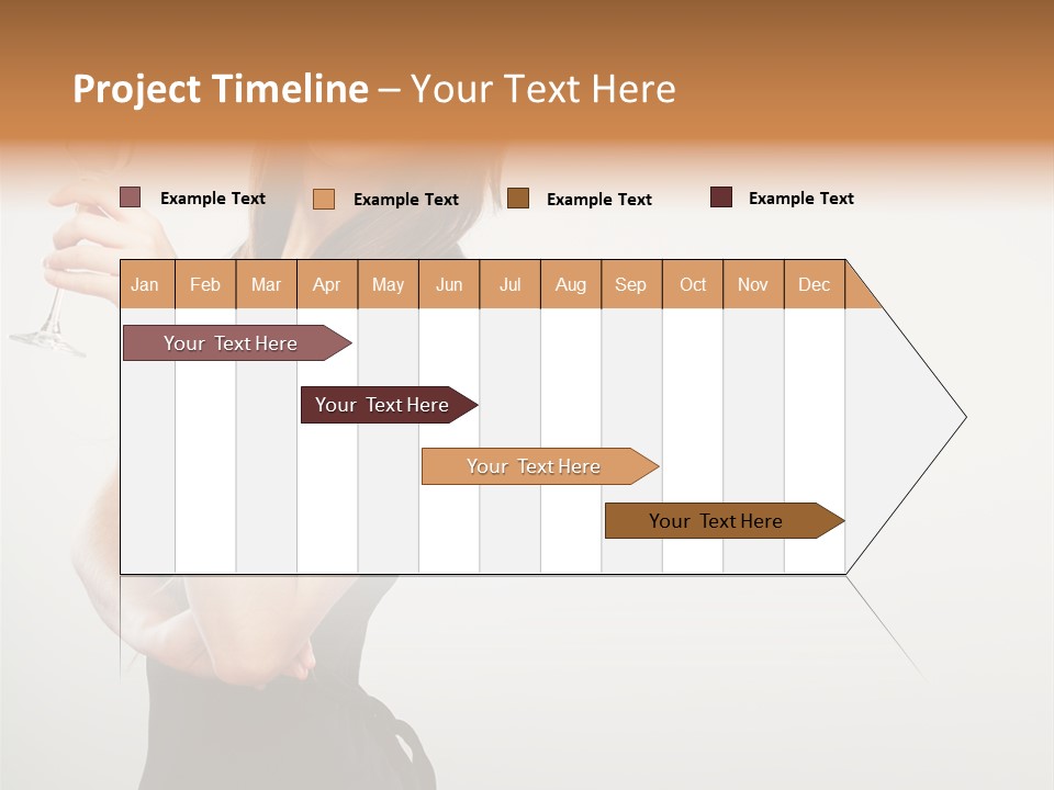 White Young Enjoyment PowerPoint Template
