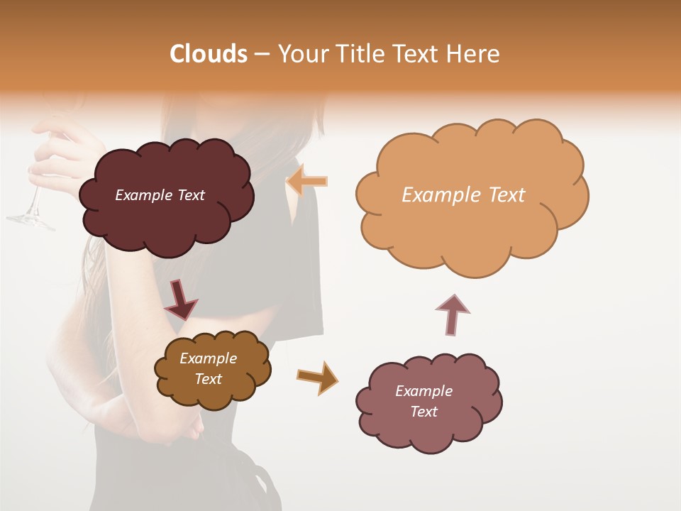 White Young Enjoyment PowerPoint Template