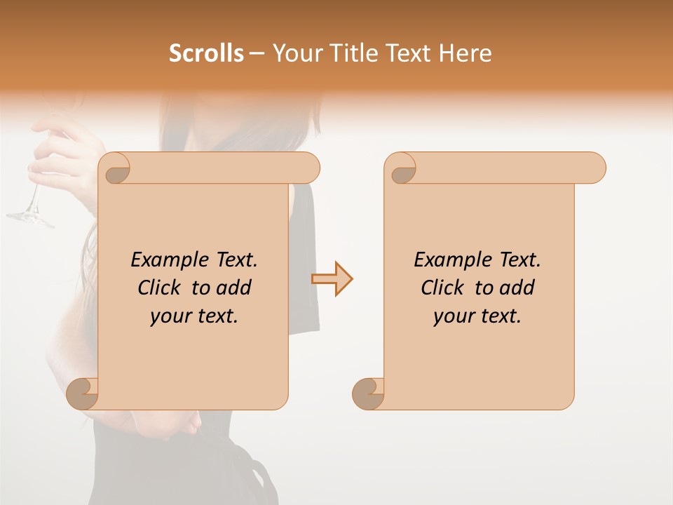 White Young Enjoyment PowerPoint Template