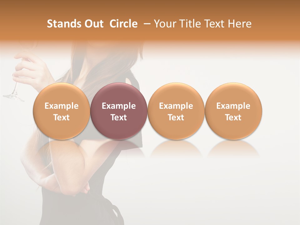 White Young Enjoyment PowerPoint Template