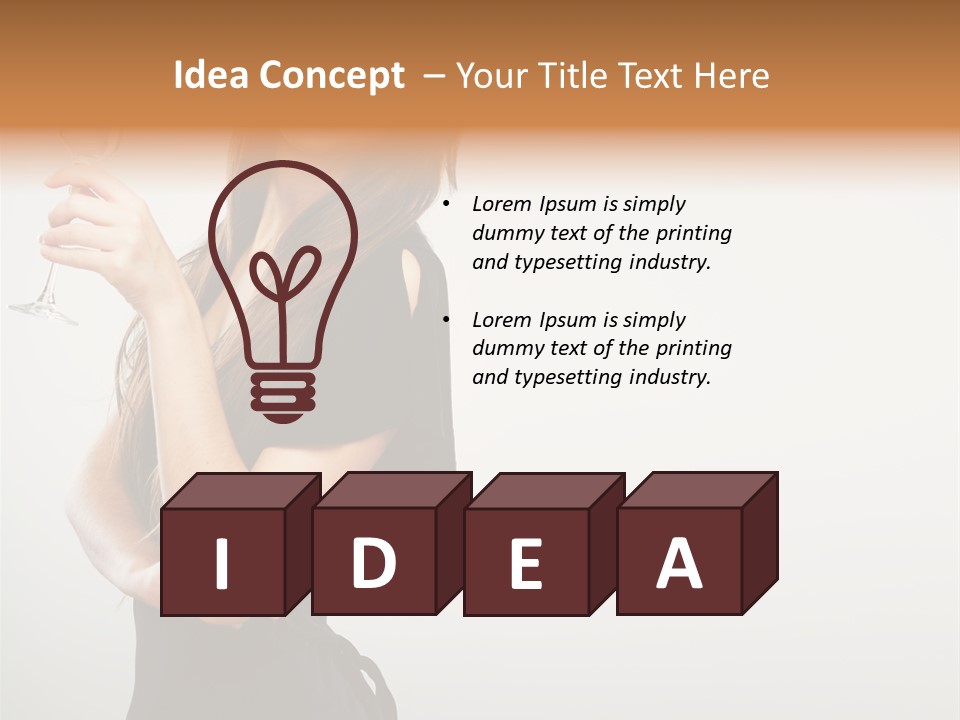 White Young Enjoyment PowerPoint Template