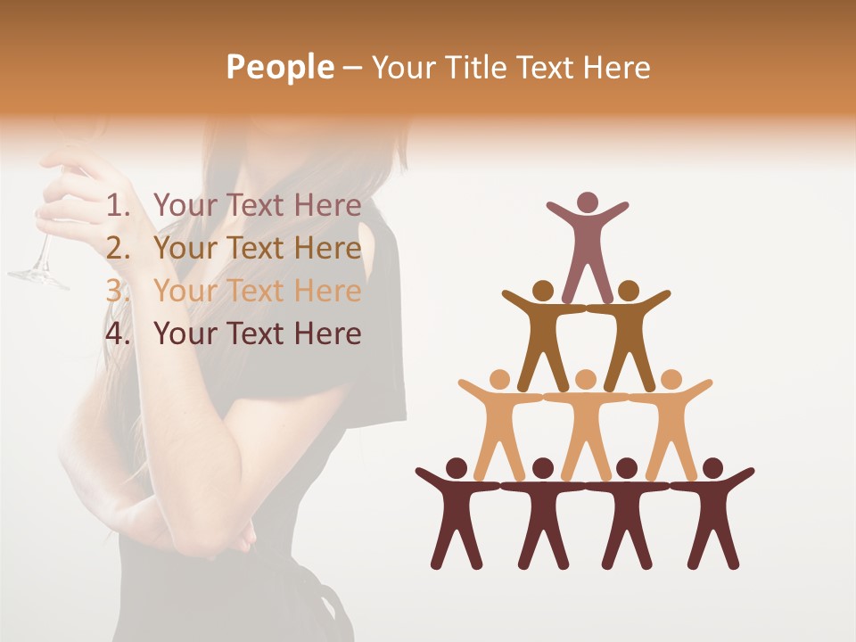 White Young Enjoyment PowerPoint Template