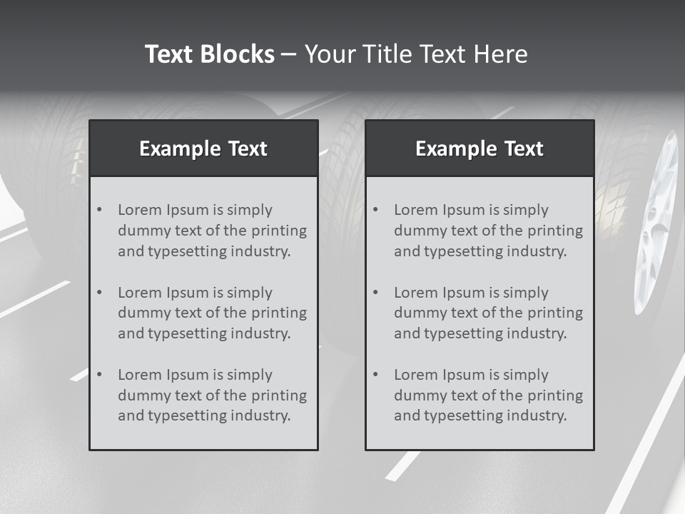 Object Auto Equipment PowerPoint Template