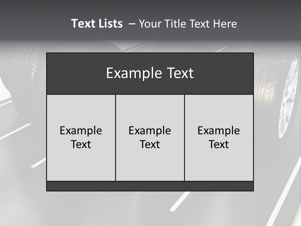 Object Auto Equipment PowerPoint Template