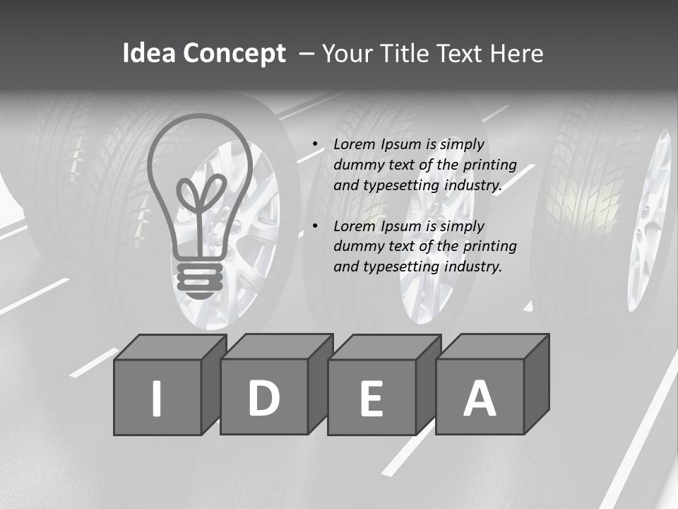 Object Auto Equipment PowerPoint Template