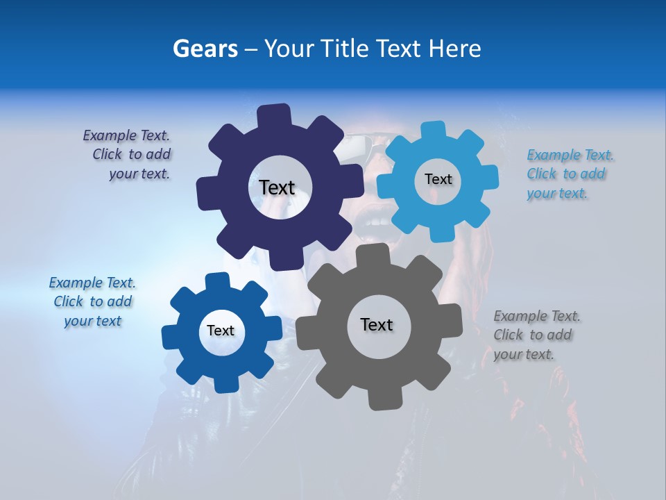 Vinyl Man Singing PowerPoint Template