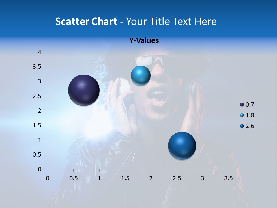 Vinyl Man Singing PowerPoint Template