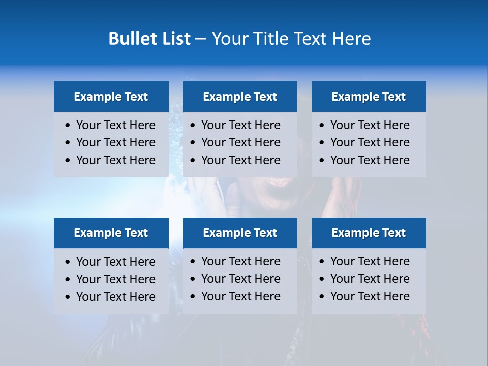 Vinyl Man Singing PowerPoint Template